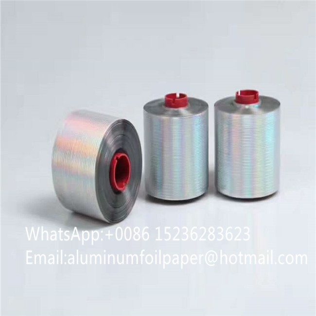 customized  easy open holographic cigarette packing tear tape